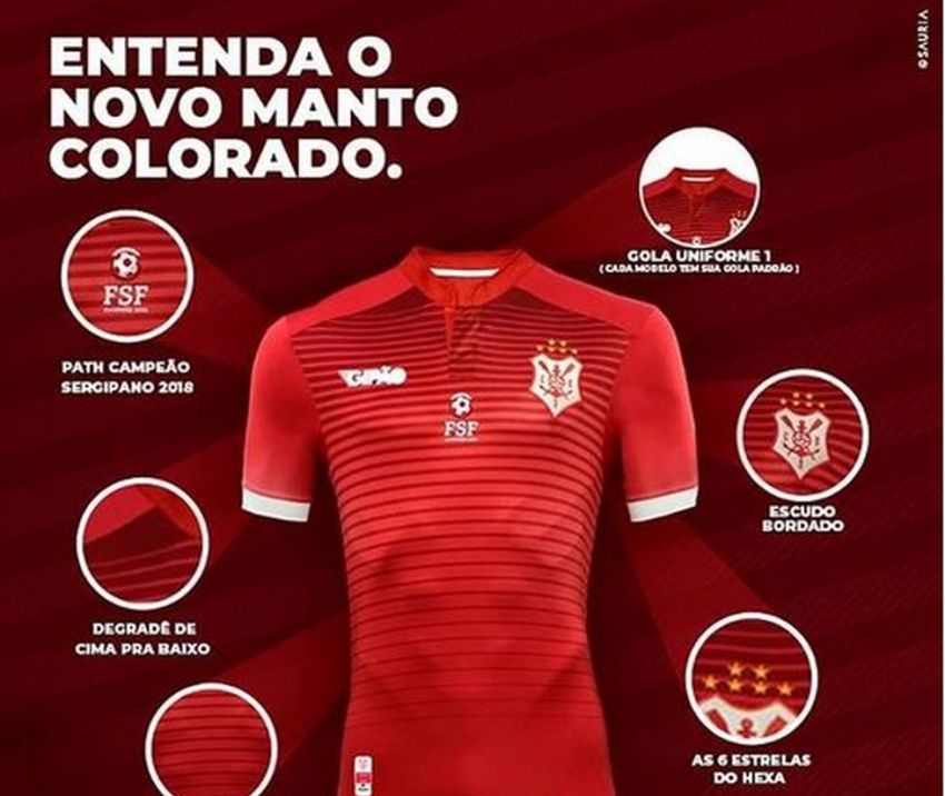 Sergipe lança uniforme para a temporada 2019 nesta quinta
