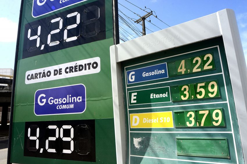 Quanto custa 1 litro de gasolina em Aracaju?