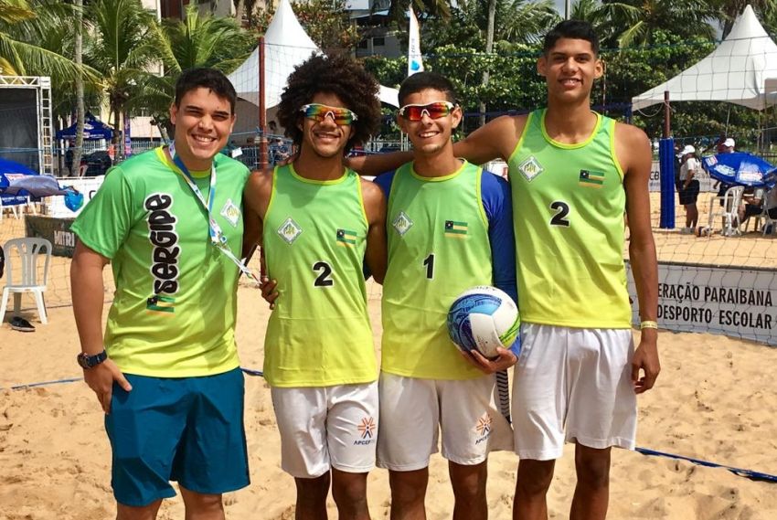 Sergipe joga hoje em semifinal do Brasileiro Escolar de Vôlei de Praia