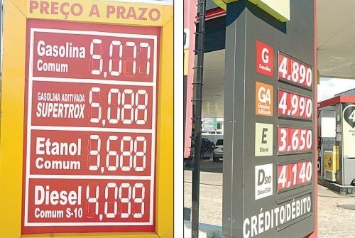 Aracajuanos já pagam mais de R$ 5 pelo litro da gasolina comum