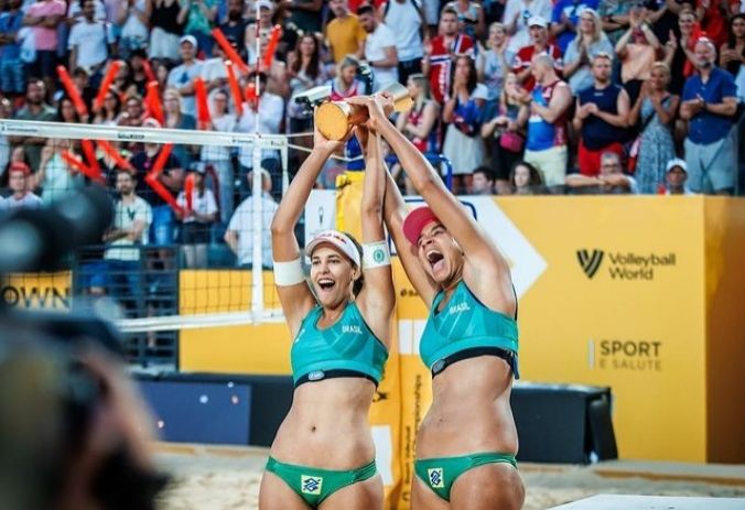 Sergipana Duda Lisboa e Ana Patrícia conquistam o Mundial de Vôlei de