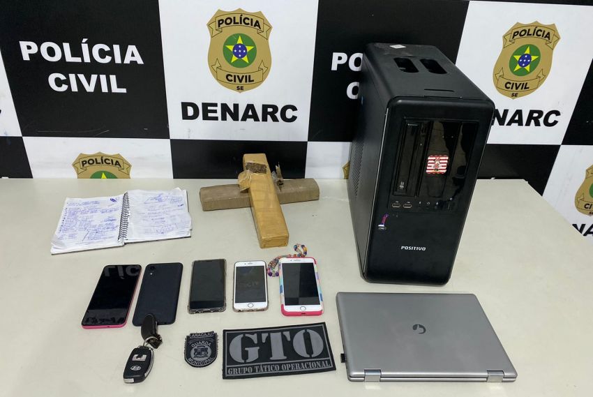 PC prende em Aracaju integrantes de organização criminosa de tráfico de drogas