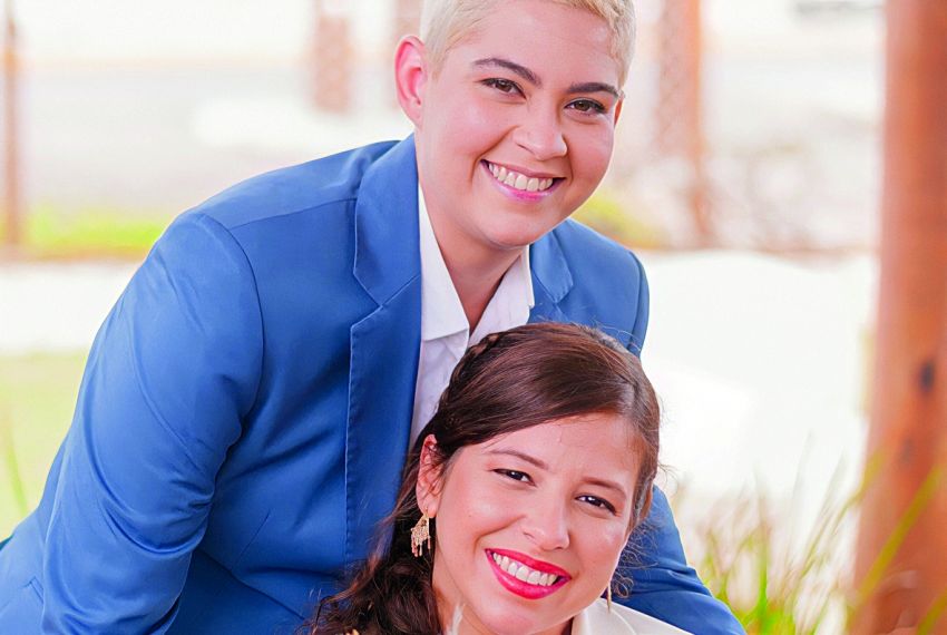 Anna Priscilla Leão e Caroline Lima casadas no civil. Viva o amor!!!
