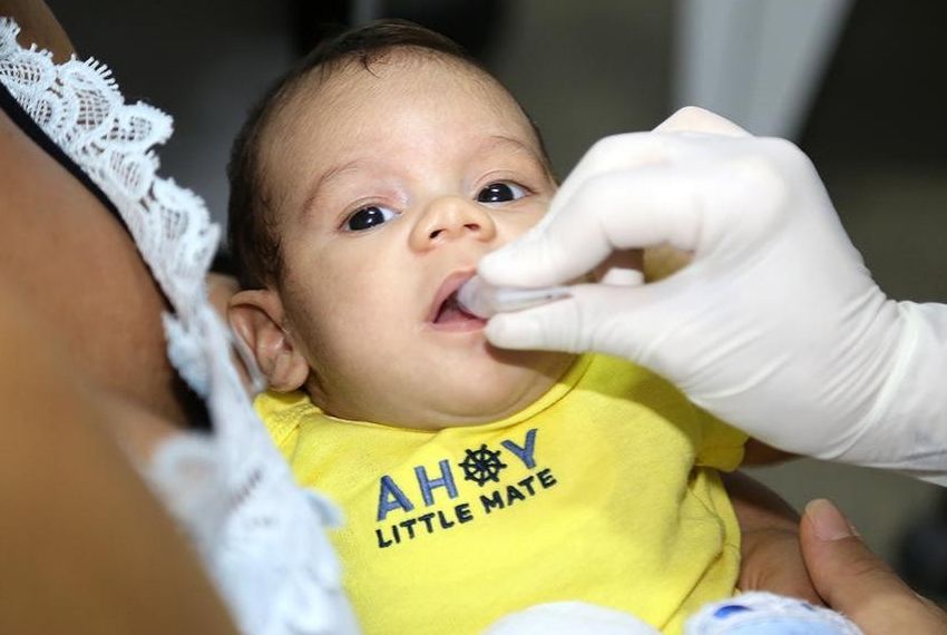 Apenas 1.390 crianças se vacinaram contra a Poliomielite em Aracaju
