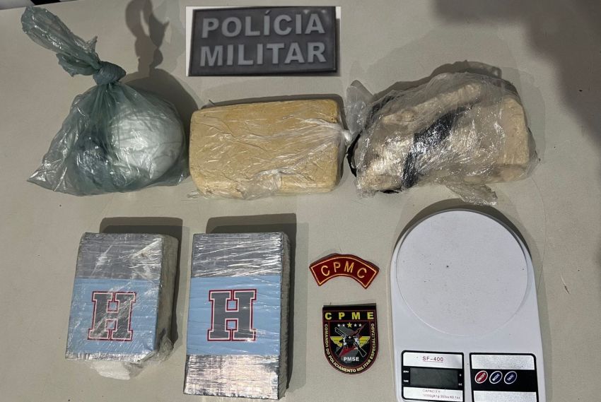 Polícia Militar apreende 5kg de drogas em Socorro
