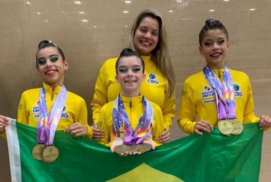 Sergipanas conquistam Campeonato Sul-Americano de Ginástica Rítmica
