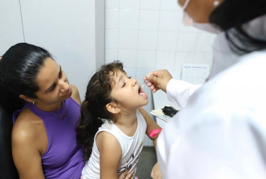 Aracaju realiza Dia D de vacinação contra poliomielite no sábado (8)