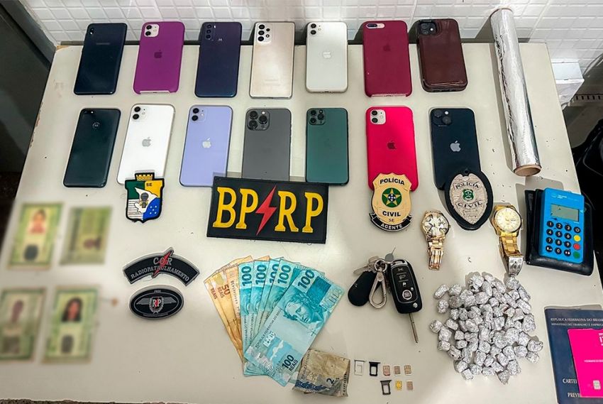 Cinco suspeitos de furto de celulares no Arraiá do Povo são presos em flagrante
