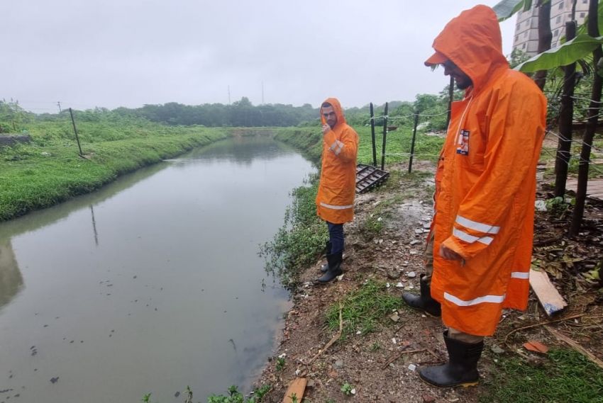 Com 50 mm de chuva em seis horas, Prefeitura reforça monitoramento em áreas de risco