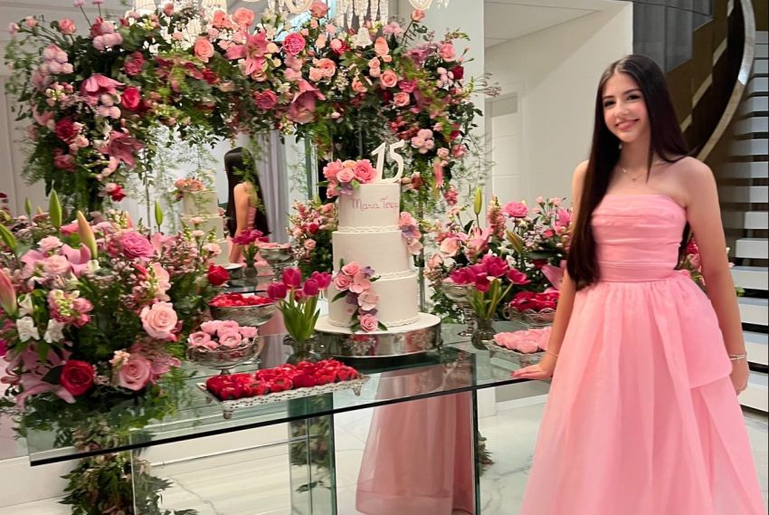 Maria Tereza Lacerda Franco celebra 15 anos