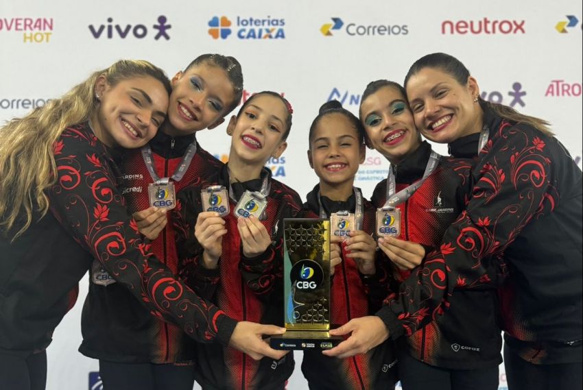 Ginástica Rítmica sergipanas conquistam pódio no Campeonato Brasileiro 2024