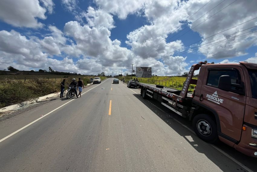 Polícia Militar registra acidente na rodovia SE-361 em Simão Dias