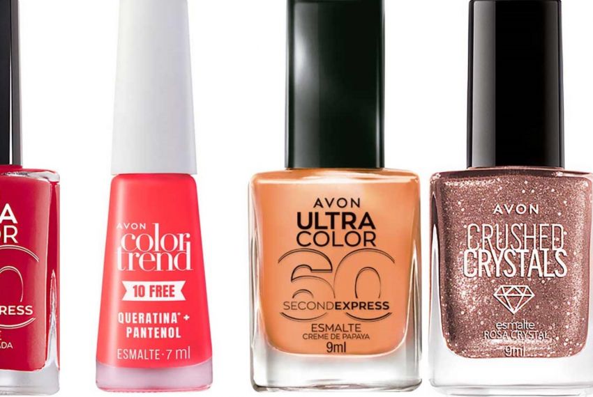 Cinco diferentes propostas dos esmaltes para unhas cuidadas e cheias de estilo