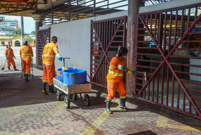 Mercados Virgínia Franco e Milton Santos fecham para limpeza nesta segunda