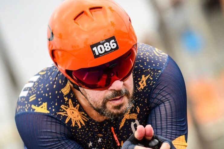 Sidney Amaral Cardoso marcou presença no Ironman 70.3 Aracaju