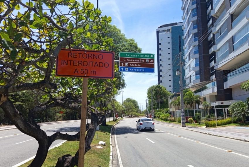 Trecho da Avenida Beira Mar será parcialmente interditado