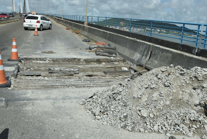 DER-SE inicia recuperação da ponte de acesso à Bahia