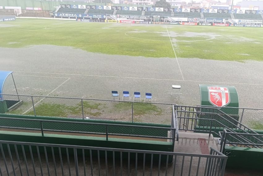 Jogo entre Barra F.C. e Lagarto é adiado devido à forte chuva