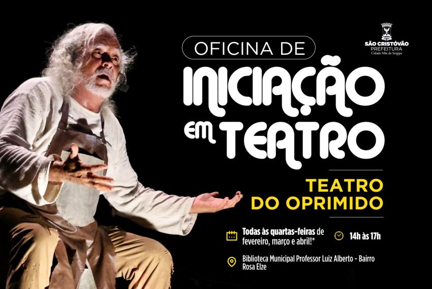 Biblioteca abre inscrições para oficina de iniciação teatral