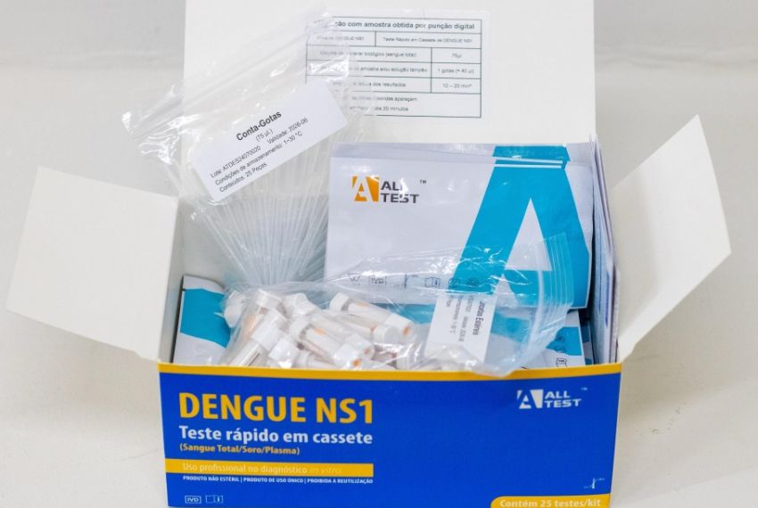 Sergipe recebe mais de 16 mil testes rápidos para dengue