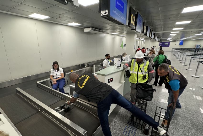 ITPS fiscaliza balanças do Aeroporto Santa Maria em Aracaju