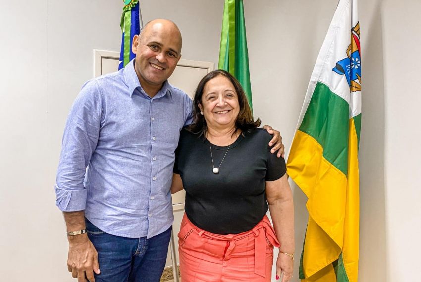 Alex Melo se reúne com Edna Amorim e reforça importância do esporte nas escolas