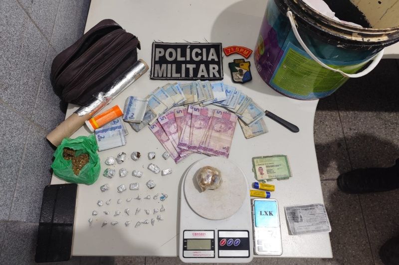 Polícia Militar prende dois homens por tráfico de drogas em Lagarto