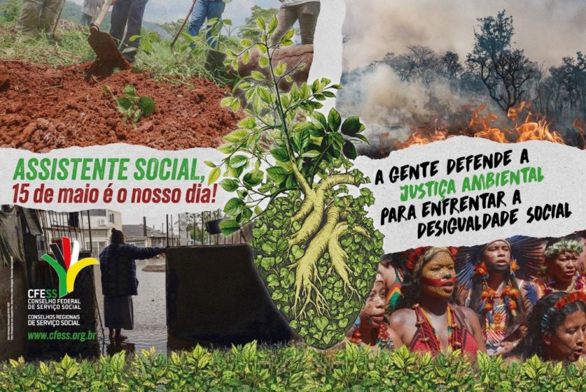 Dia do Assistente Social com evento sobre justiça ambiental e combate à desigualdade social
