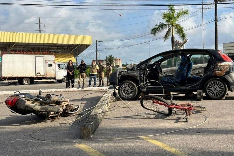 48% dos acidentes de trânsito deste ano envolveram motociclistas