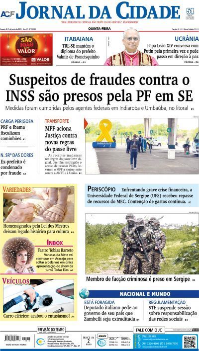 _nmCapa do JC de hoje - 05/06/2025