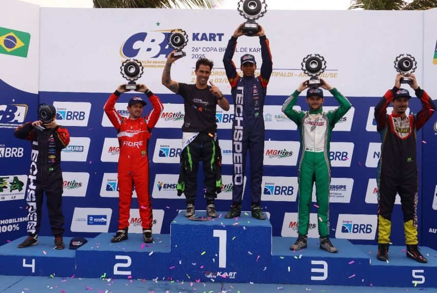 Copa Brasil de Kart consagra Olin Galli e revela novos campeões em Aracaju