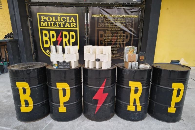 Mais de 33 kg de drogas são apreendidos pelo BPRp em São Cristóvão