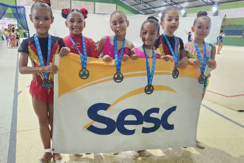 Alunas do Sesc conquistam 22 medalhas na Copa Estreante