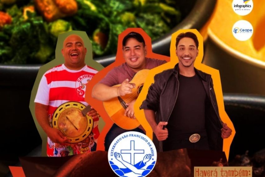 Grandes atrações vão comandar Feijoada do Externato São Francisco neste sábado