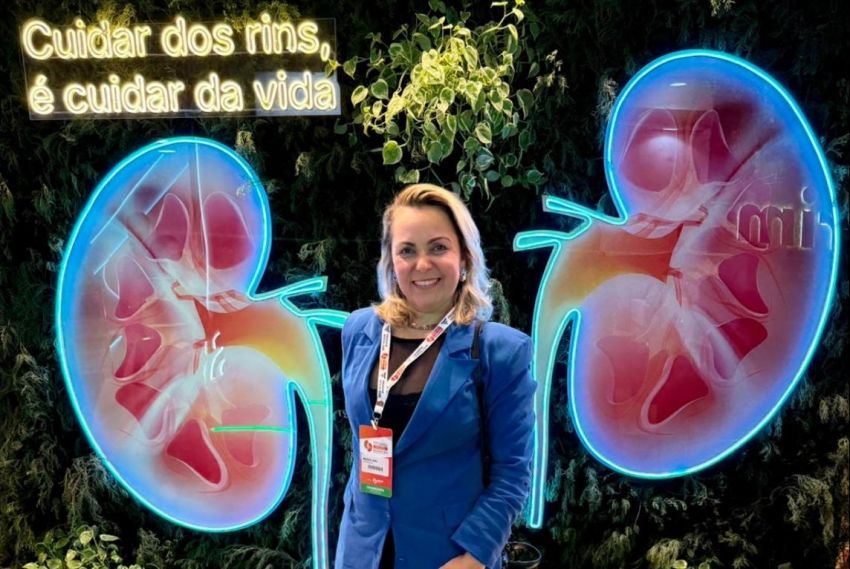 Bianca Leal participou do XXIII Congresso Paulista de Nefrologia