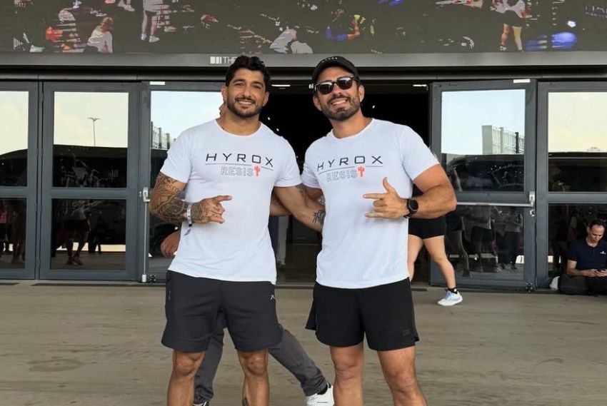 Felipe Garcez e Izidorio Neto participaram do Hyrox no Brasil