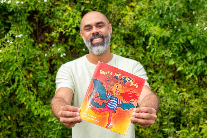 Michel de Oliveira abre as asas da imaginação em estreia na literatura infantil