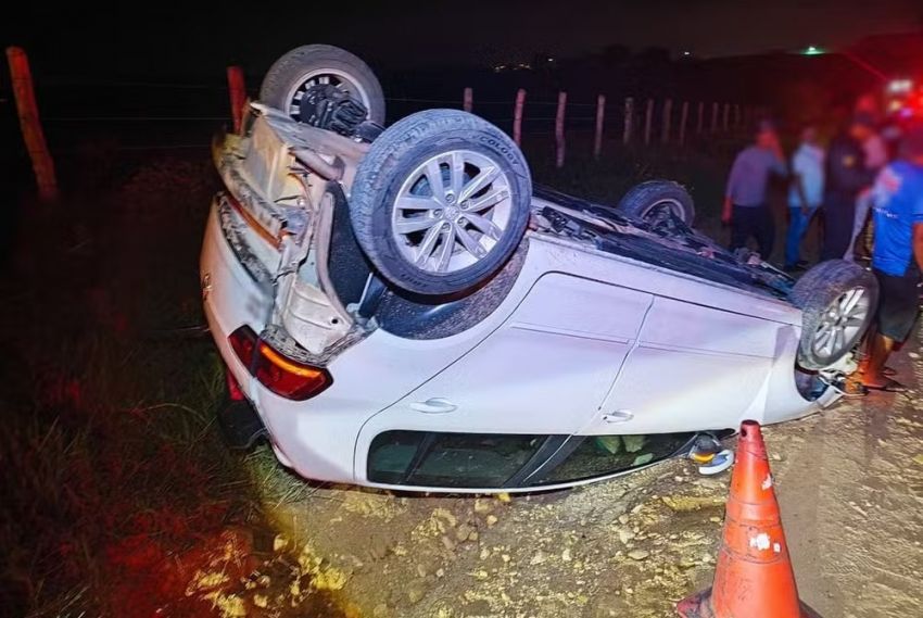Secretária de Desenvolvimento Social de Itabaiana sofre acidente de carro