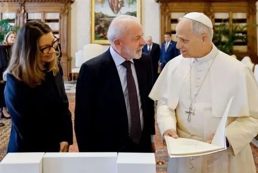 Papa Leão XIV reconhece papel do governo Lula na luta contra a fome