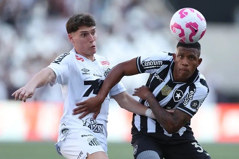 Santos busca empate com Botafogo e abre um ponto do Z4