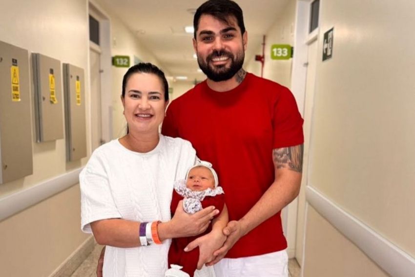 Maria Clara Oliveira Torre chegou