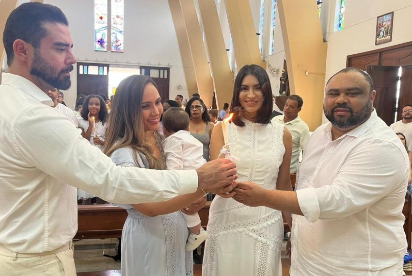 Dr. Marlon Batista apadrinha o batismo de Bernardo Cordeiro