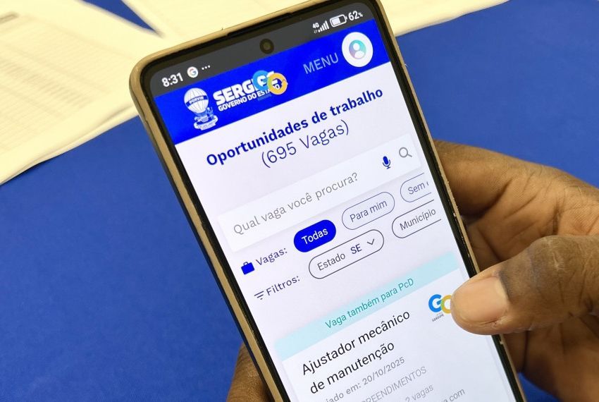 Governo de Sergipe oferta mais de mil vagas de emprego nesta segunda-feira, 10