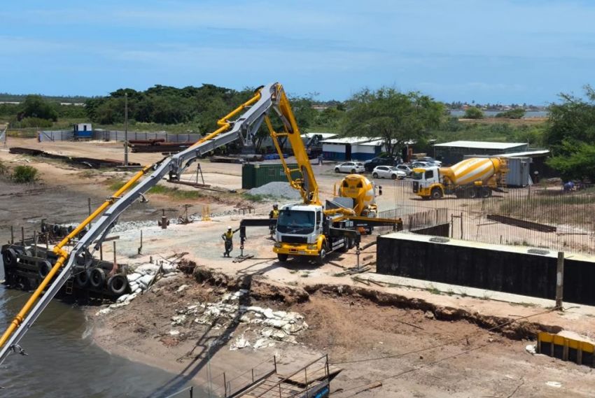 Obra da Ponte Godofredo Diniz avança para 2ª etapa