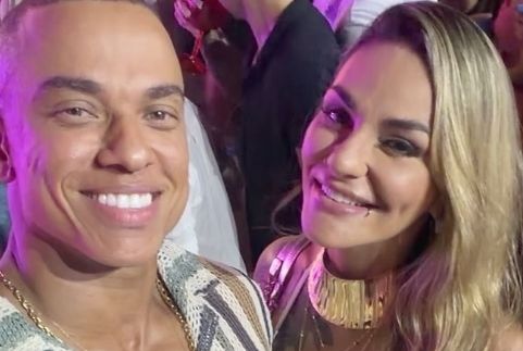 Maysa Reis e Hoffman Vançã juntos