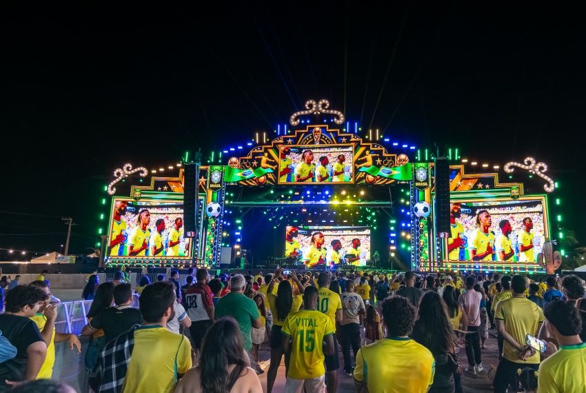 Arraiá do Povo tem jogo do Brasil e shows nesta sexta