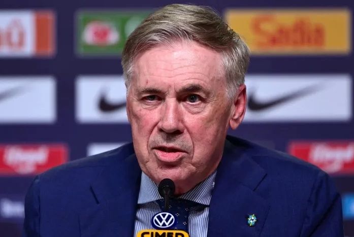 Ancelotti vê melhora do Brasil e espera ter Neymar contra a Escócia