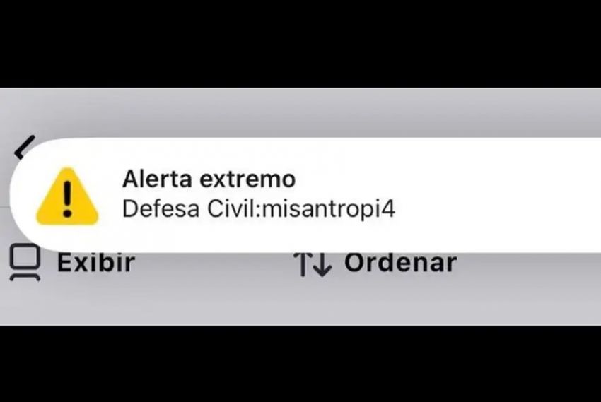 Falso alerta da Defesa Civil atingiu ao menos 30 milhões em 8 estados