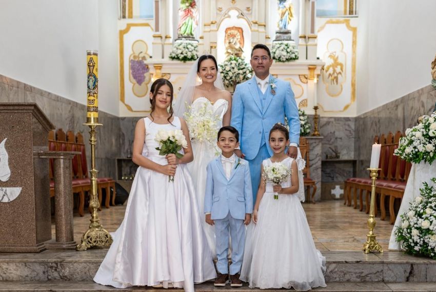 O emocionante casamento de Daise Ticiane e Mário Amaral