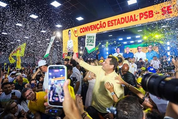 Cláudio Mitidieri demonstra força política em convenção do PSB